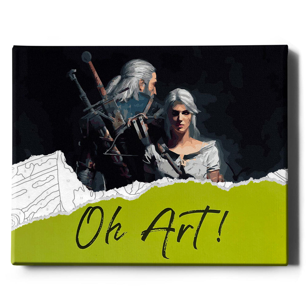 
                      
                        Witcher Geralt and Ciri - Painting by Numbers
                      
                    