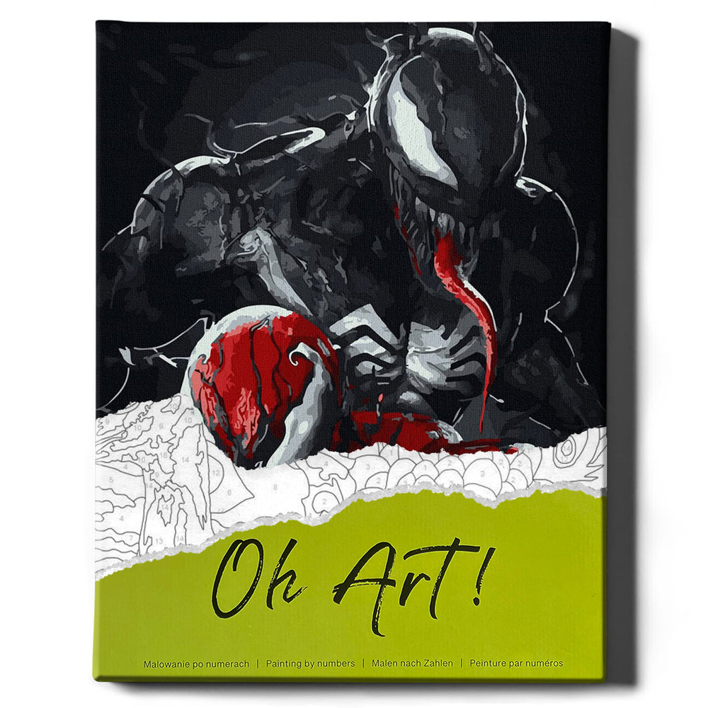 Painting by numbers - Spider-Man Venom