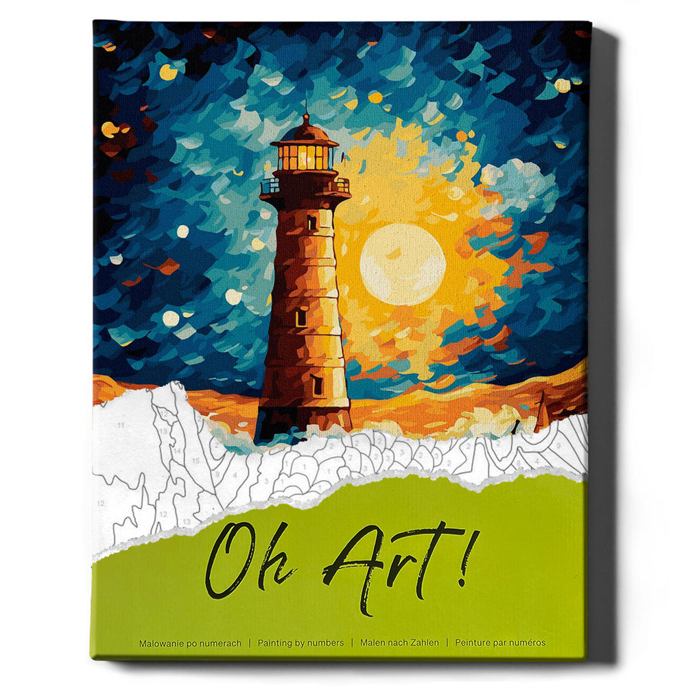 Painting by numbers - Lighthouse