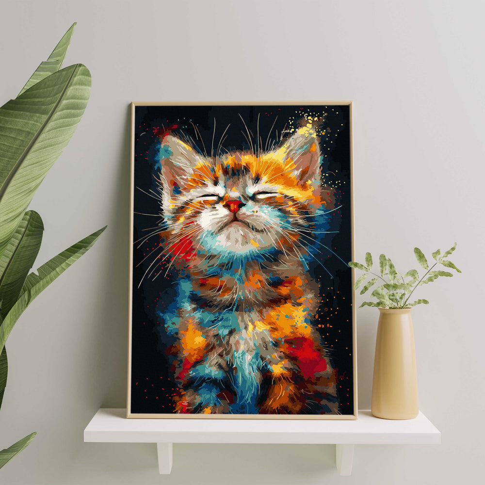 
                      
                        Painting by numbers - Colorful kitten
                      
                    