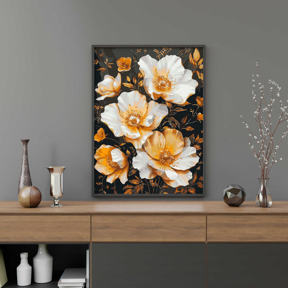 
                      
                        Painting by numbers - Flowers in gold
                      
                    