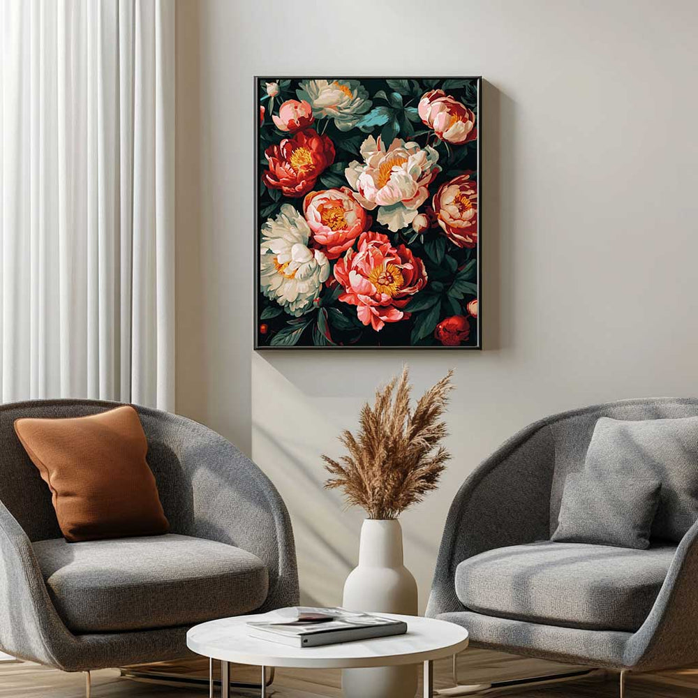 
                      
                        Painting by numbers - Blooming peonies
                      
                    