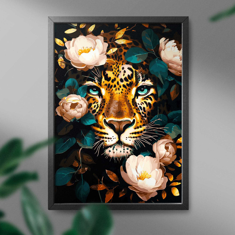 
                      
                        Painting by numbers - Leopard and peonies
                      
                    