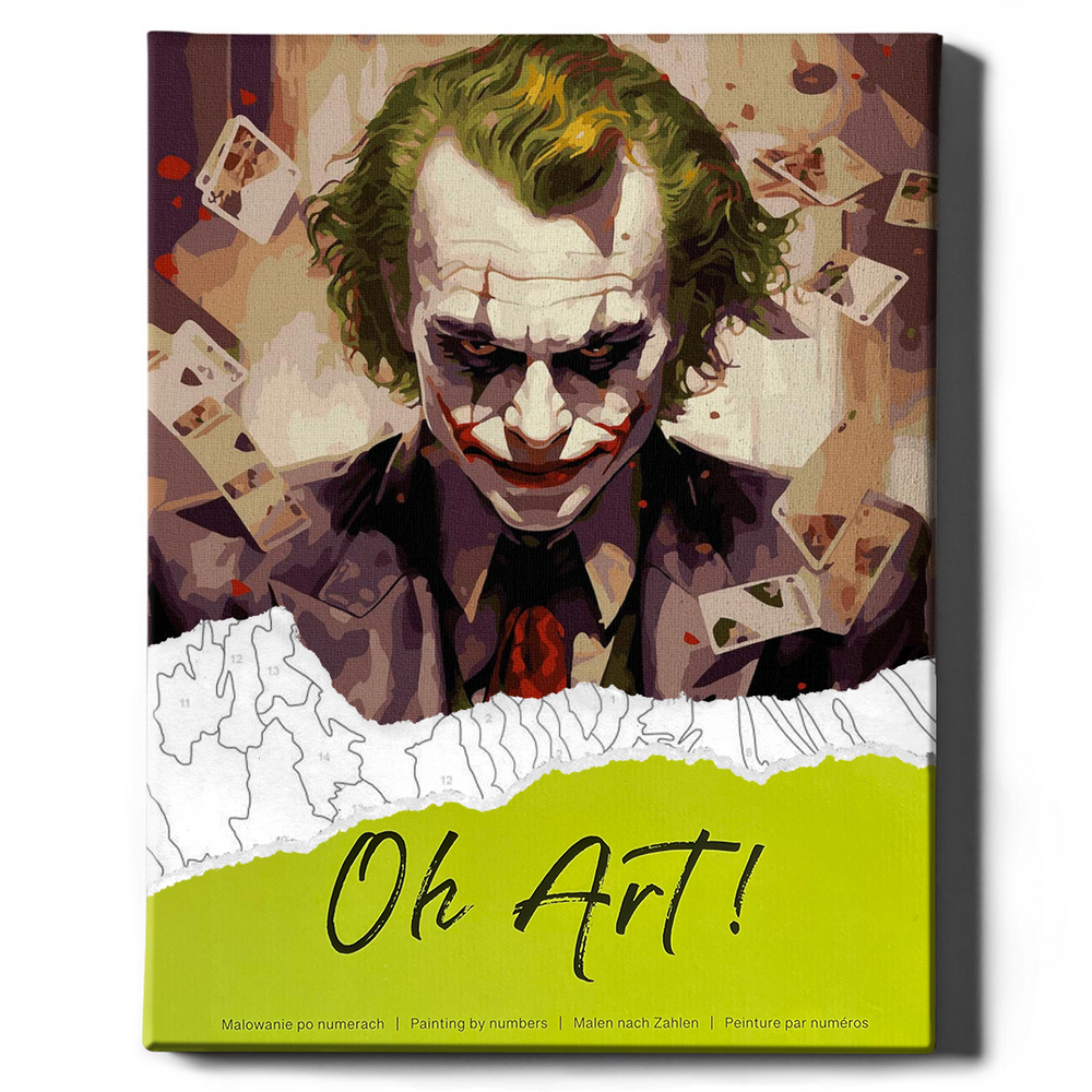 Painting by numbers - Jokers and cards