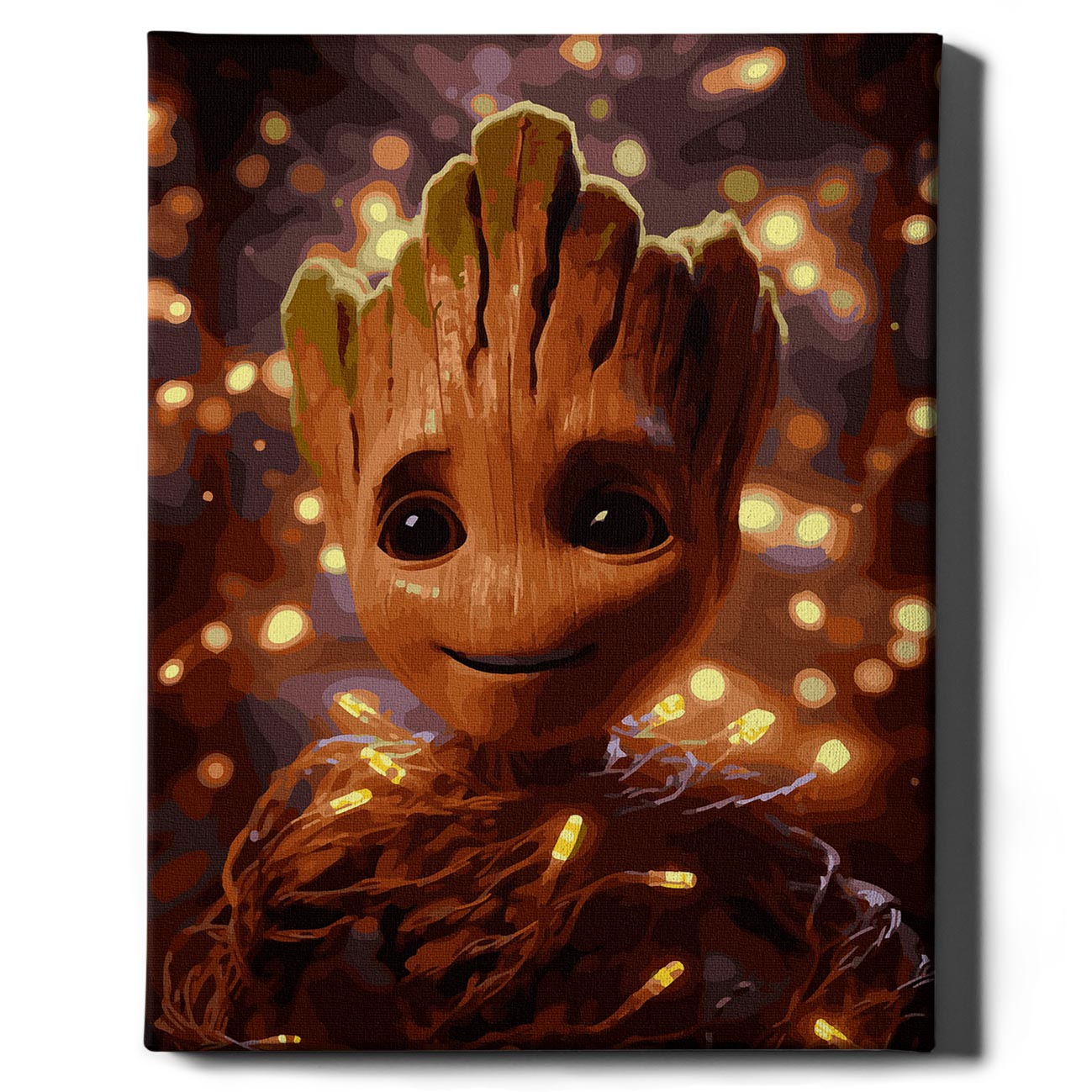 Painting for numbers - Baby Groot