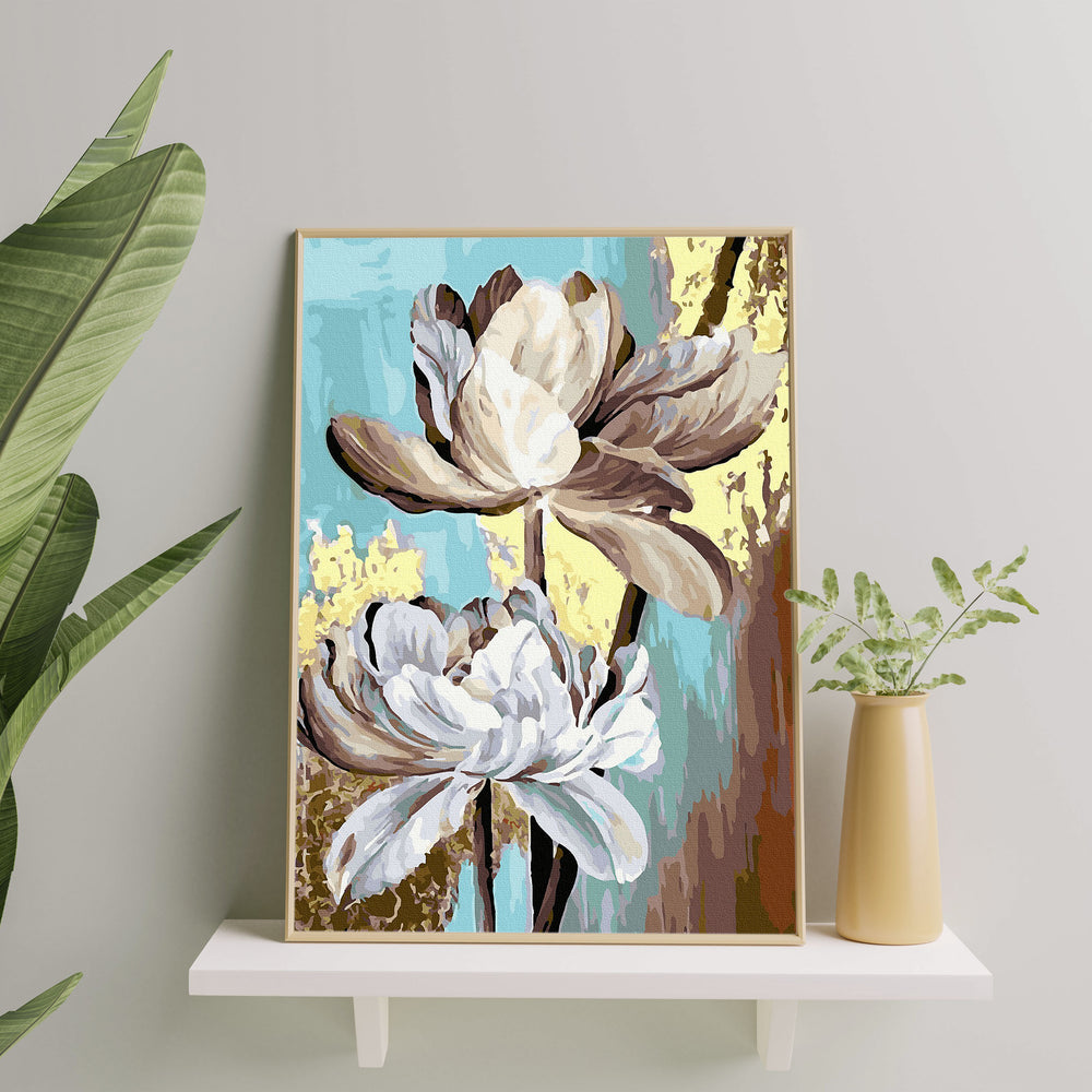 
                      
                        Painting by numbers - White flowers
                      
                    