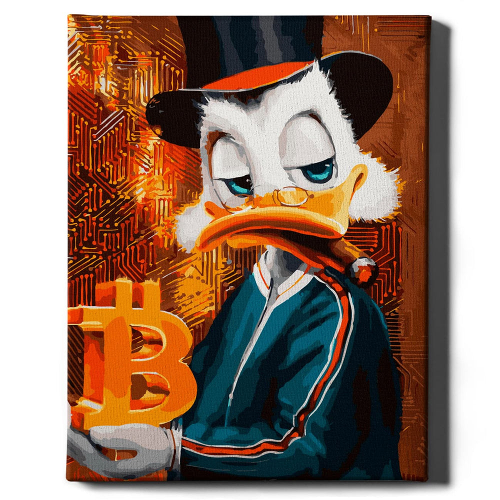 Painting by numbers - Bitcoin Mr Duck