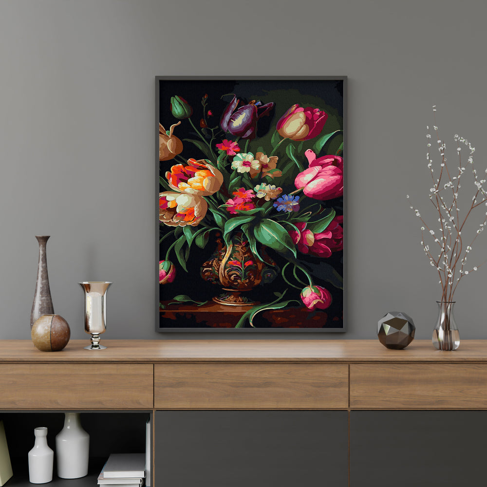 
                      
                        Painting by numbers - Bouquet of fresh tulips
                      
                    