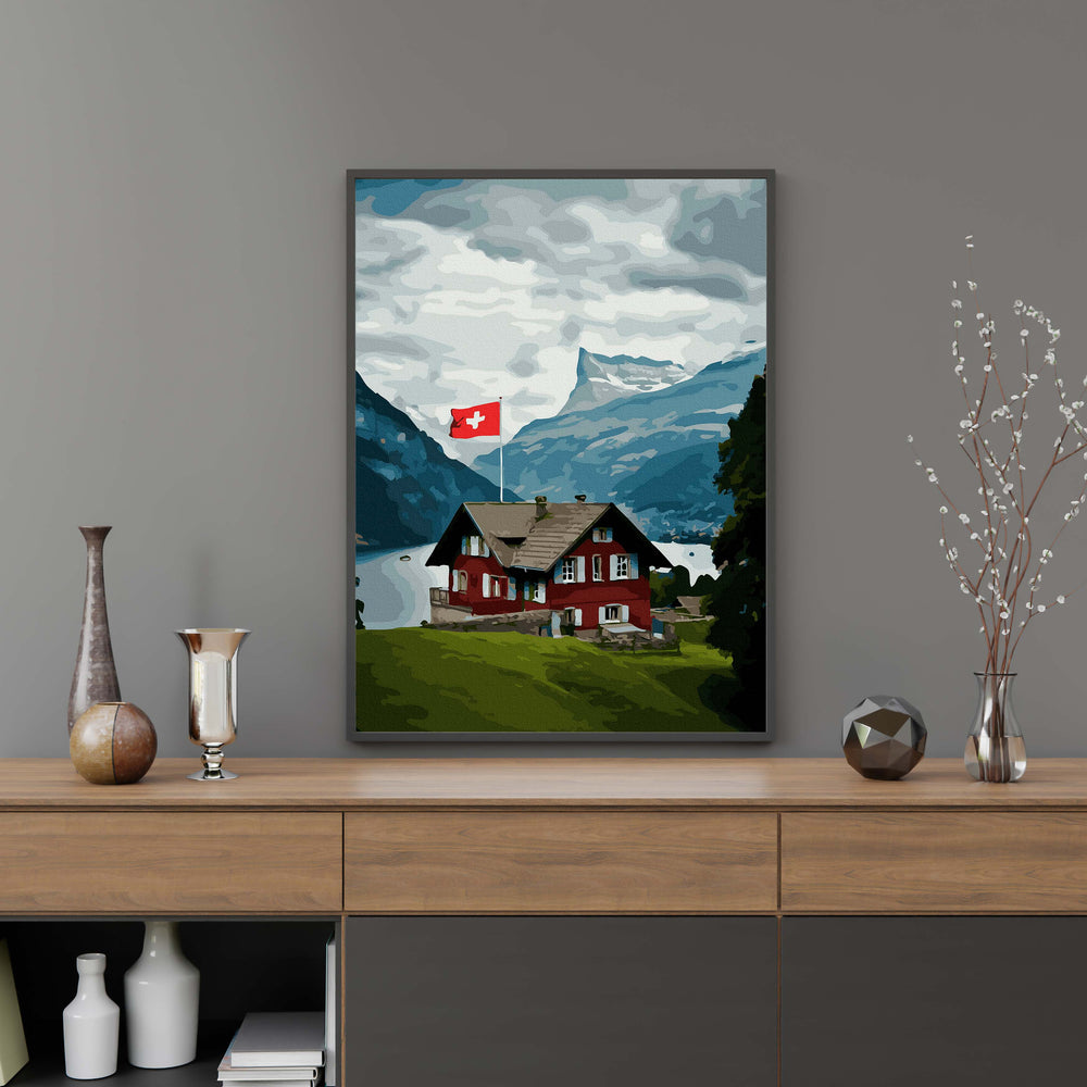 
                      
                        Painting by numbers - House in Switzerland
                      
                    