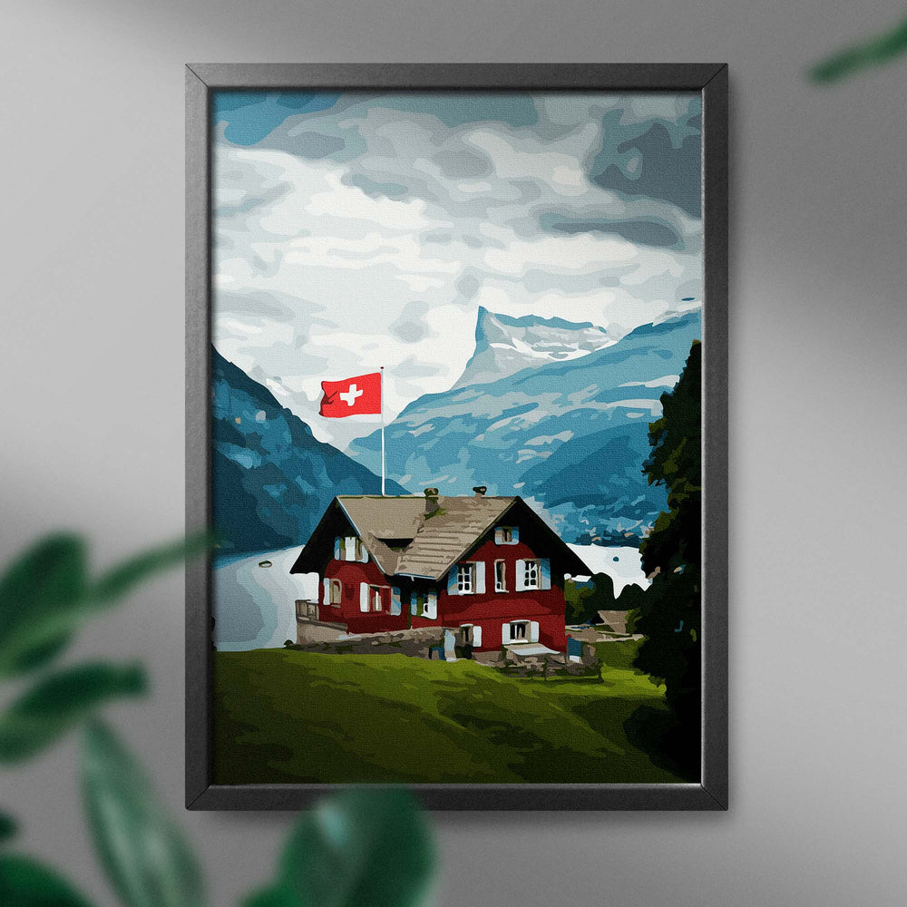 
                      
                        Painting by numbers - House in Switzerland
                      
                    