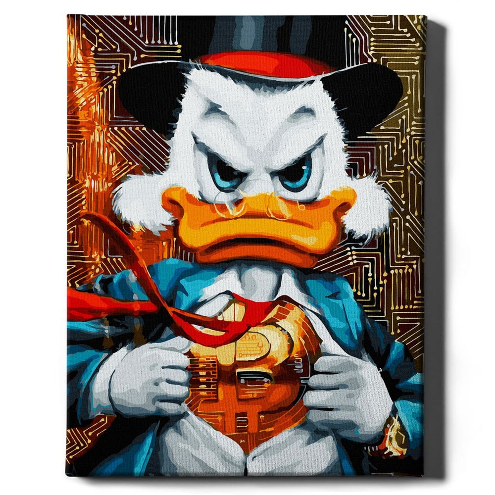 Painting by numbers - Duck and Bitcoin