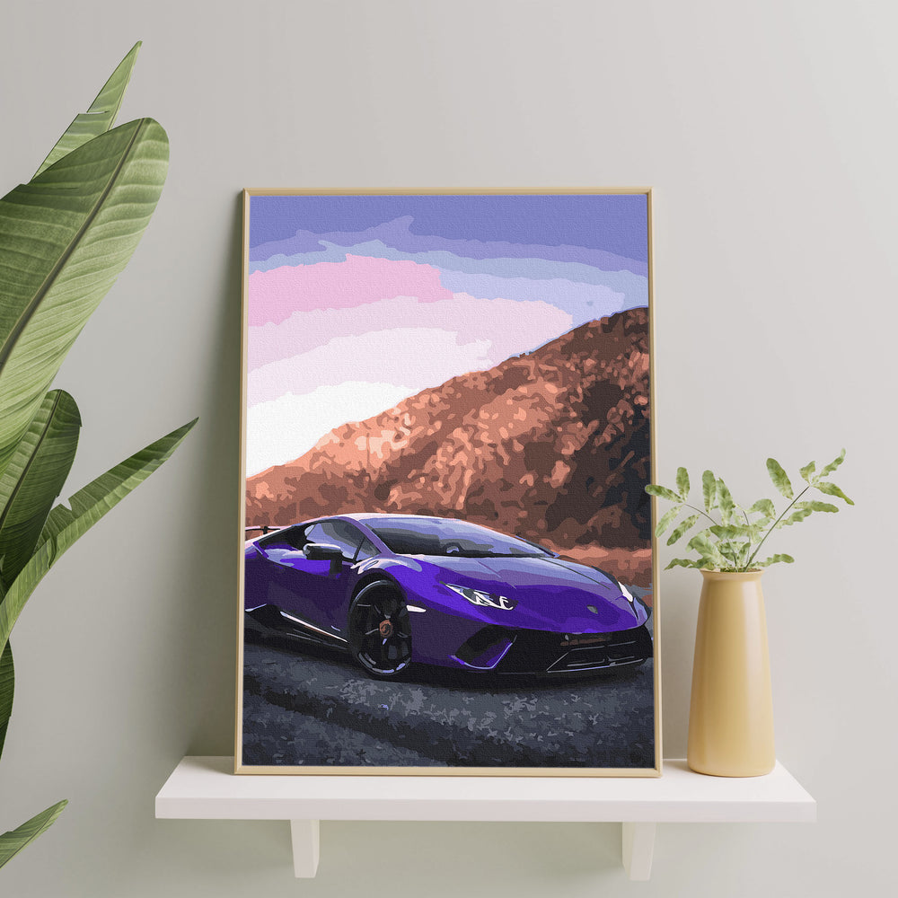 
                      
                        Painting by numbers - Purple Lamborghini
                      
                    