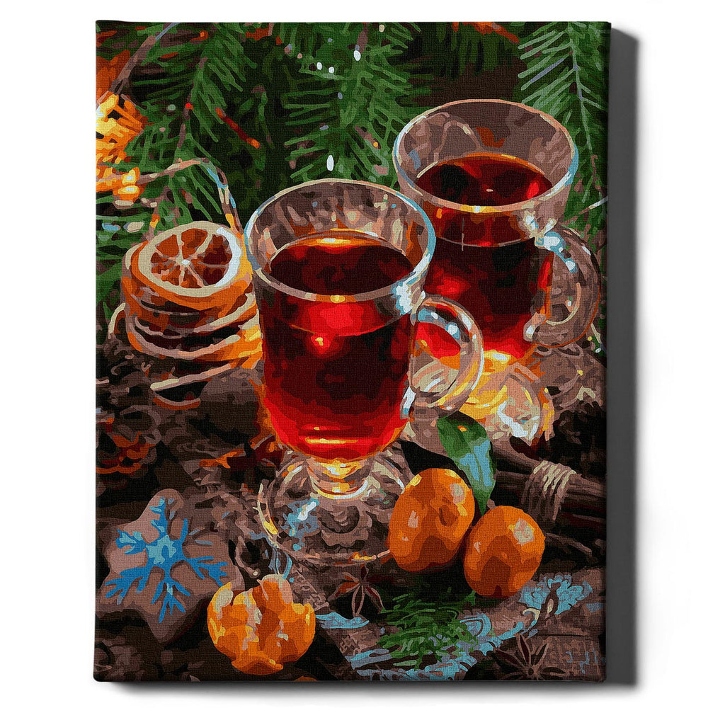 Painting by numbers - Mulled wine