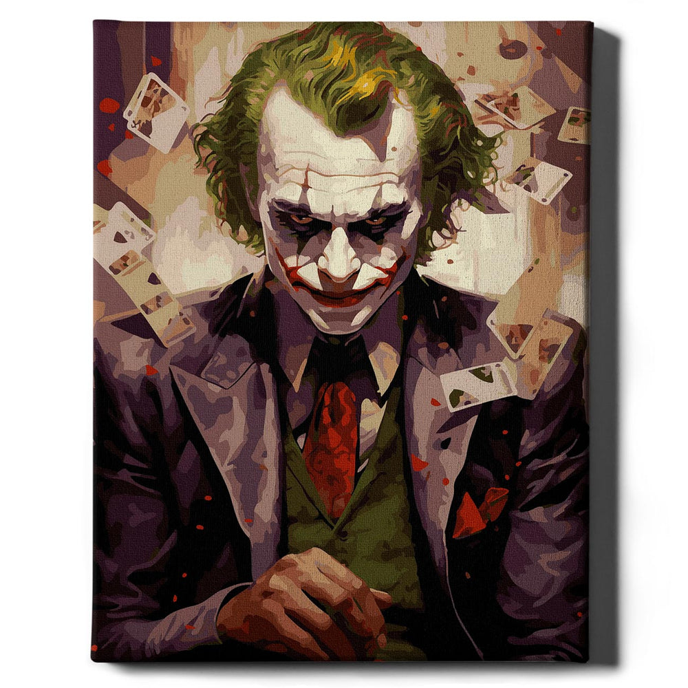 Painting by numbers - Jokers and cards