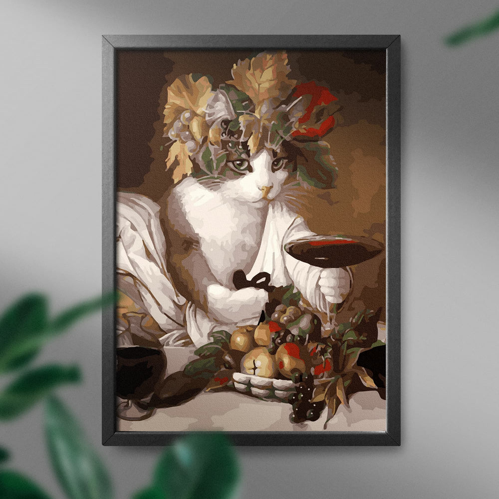 
                      
                        Painting by numbers - Cat with wine
                      
                    