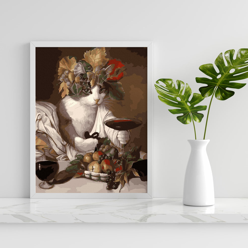 
                      
                        Painting by numbers - Cat with wine
                      
                    