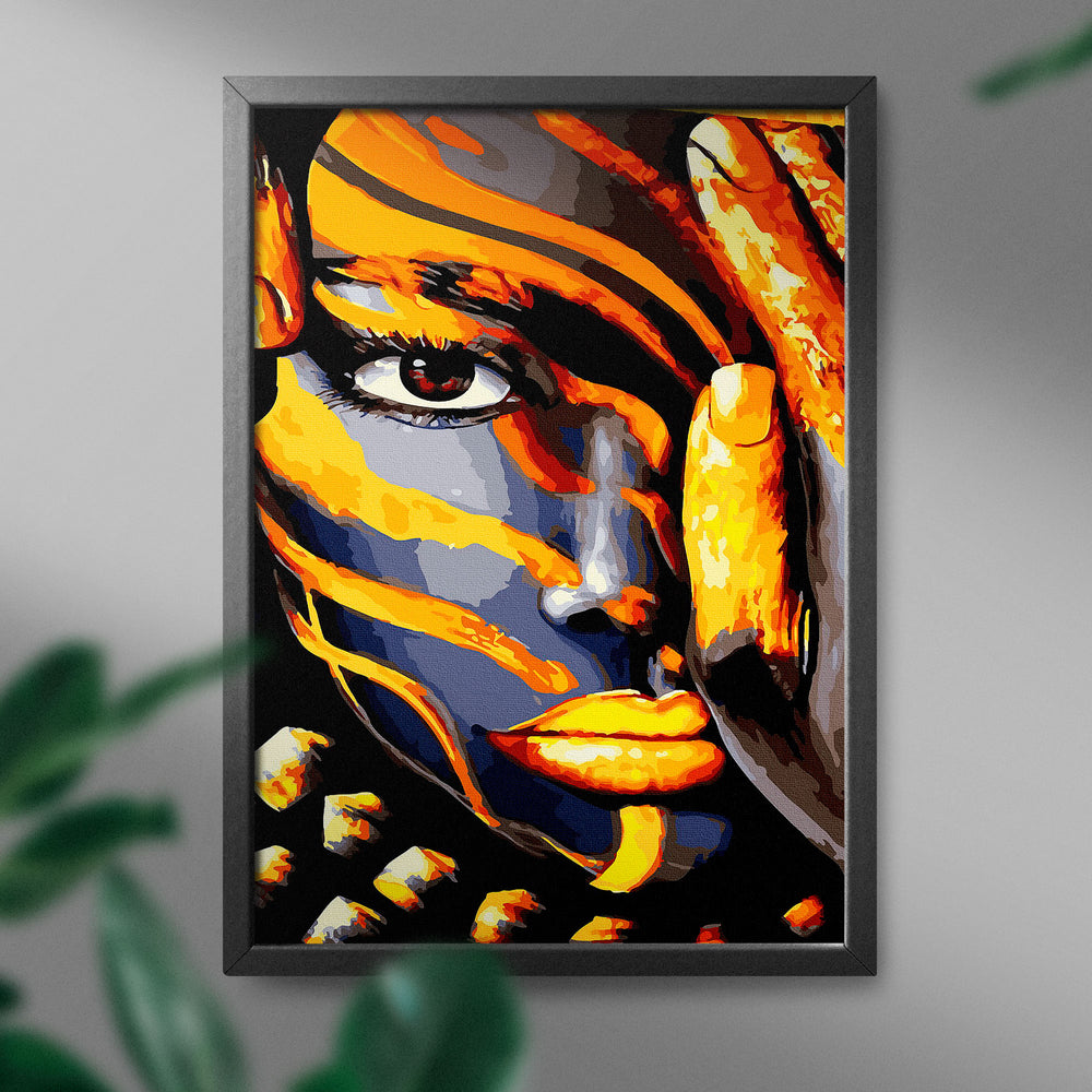 
                      
                        Painting by numbers - Tiger make-up
                      
                    