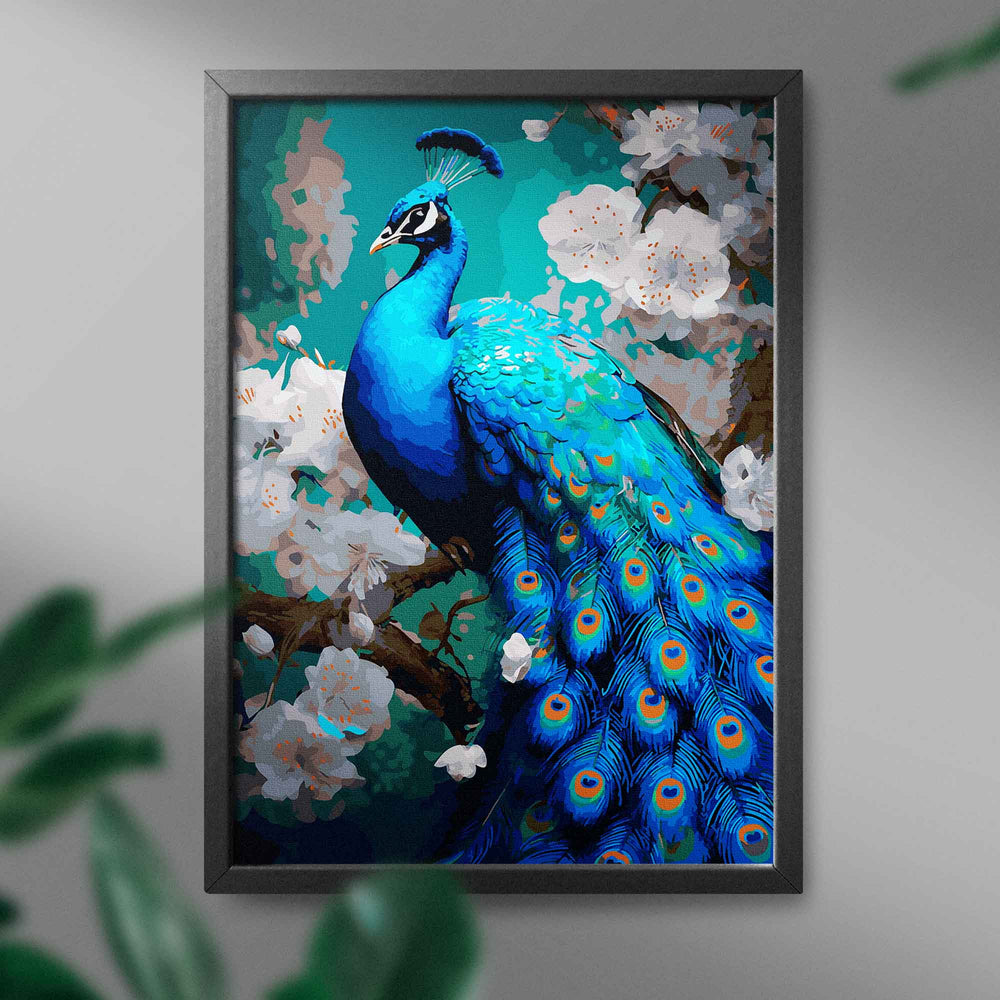 
                      
                        Painting by numbers - Blue peacock
                      
                    