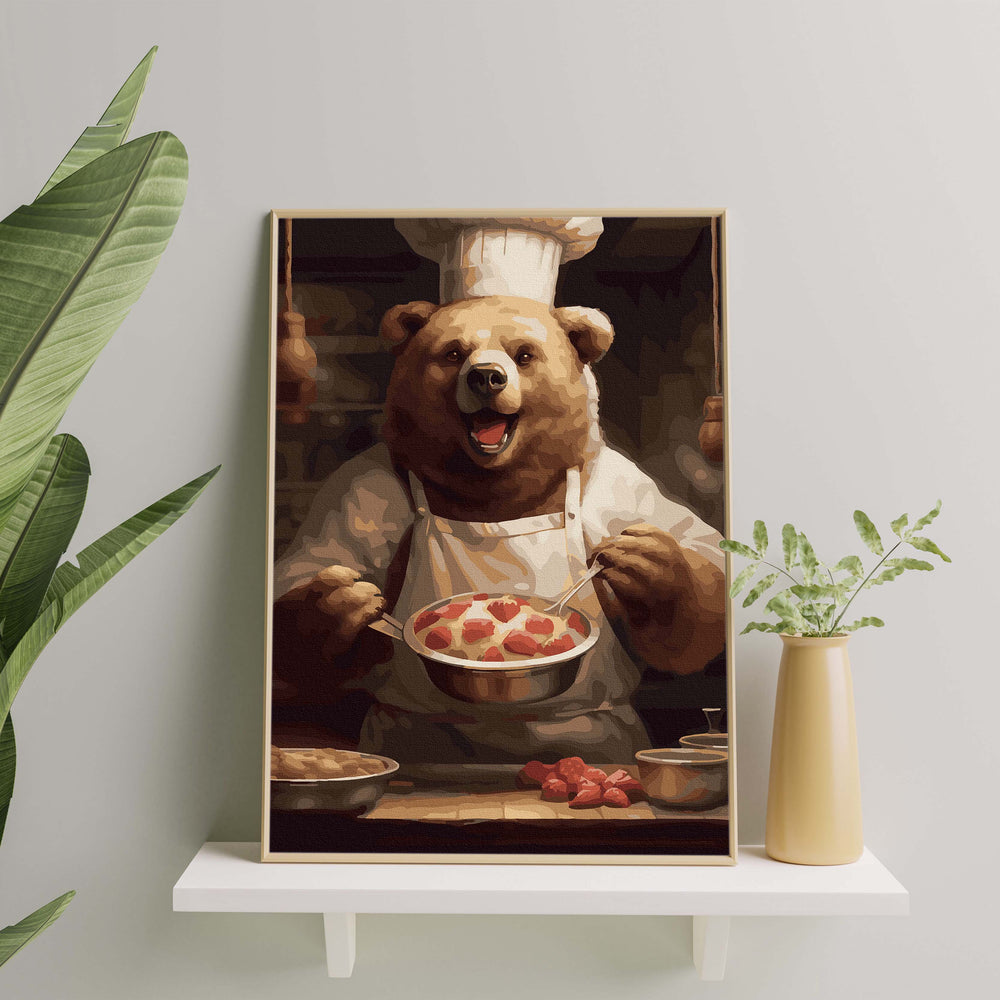 
                      
                        Painting by numbers - Bear chef
                      
                    