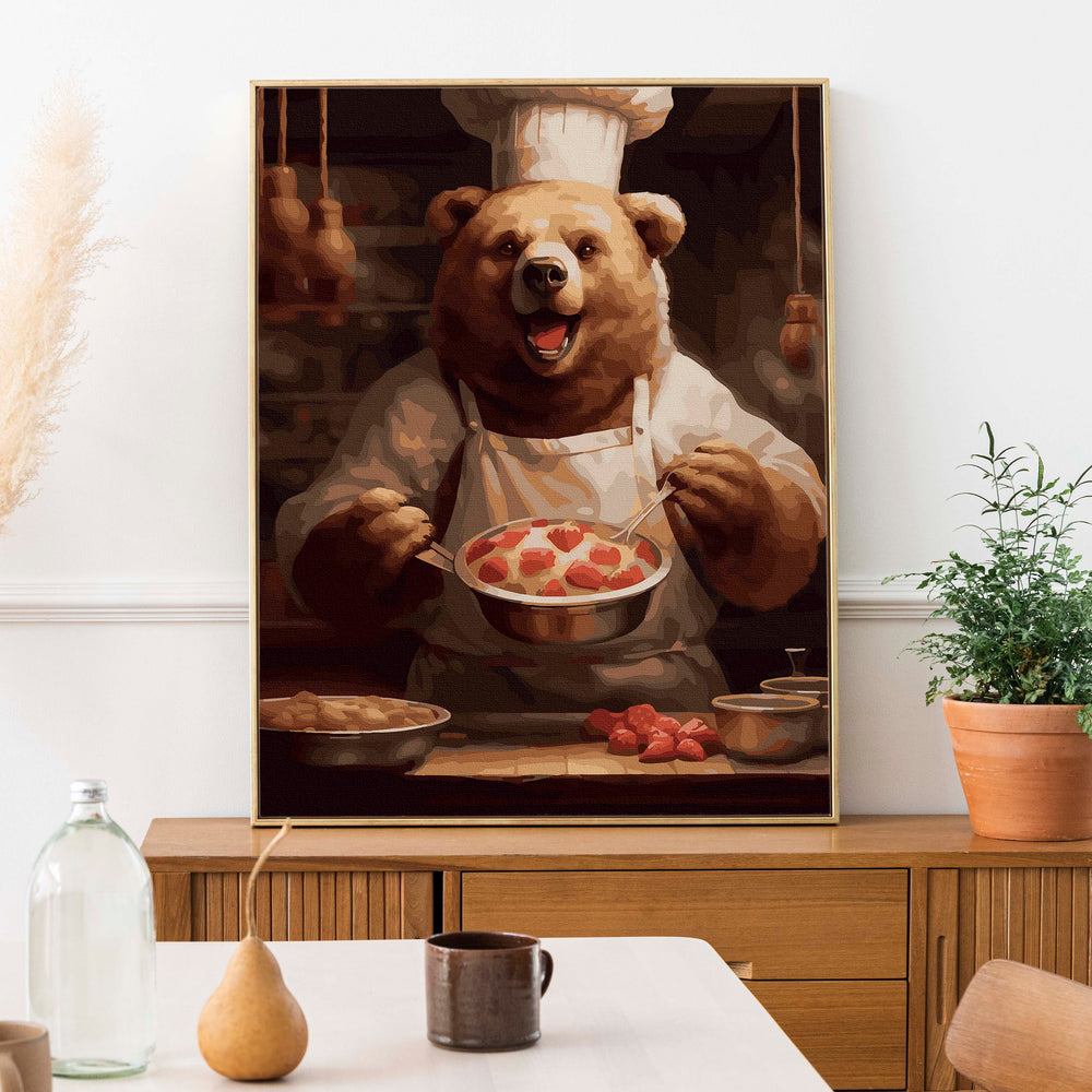 
                      
                        Painting by numbers - Bear chef
                      
                    