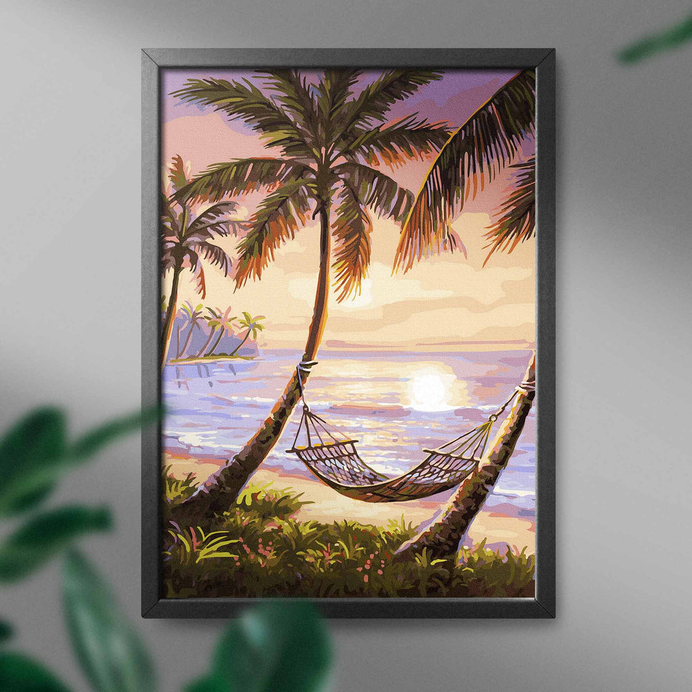 
                      
                        Painting by numbers - Palm trees on the shore
                      
                    