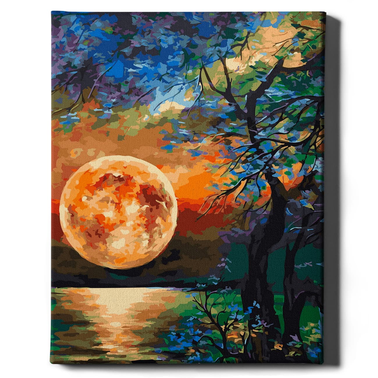 Painting by numbers - Full moon