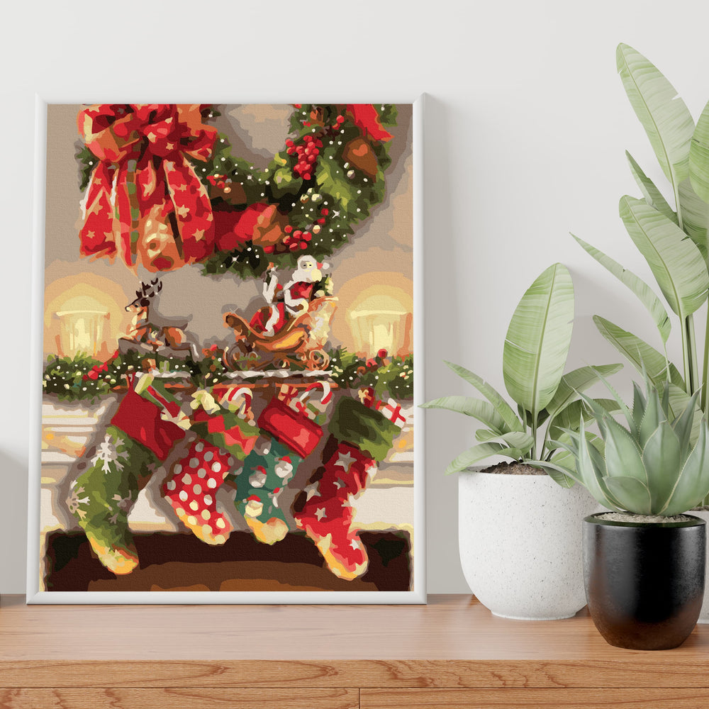 
                      
                        Painting by numbers - Gifts over the fireplace
                      
                    