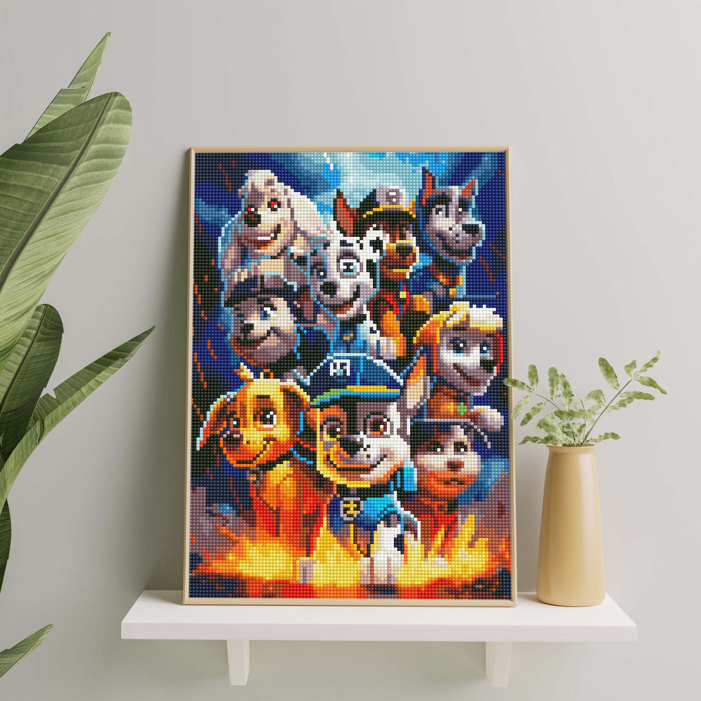 
                      
                        5D Diamond Painting Set 30x40 with frame - Paw Patrol 2
                      
                    