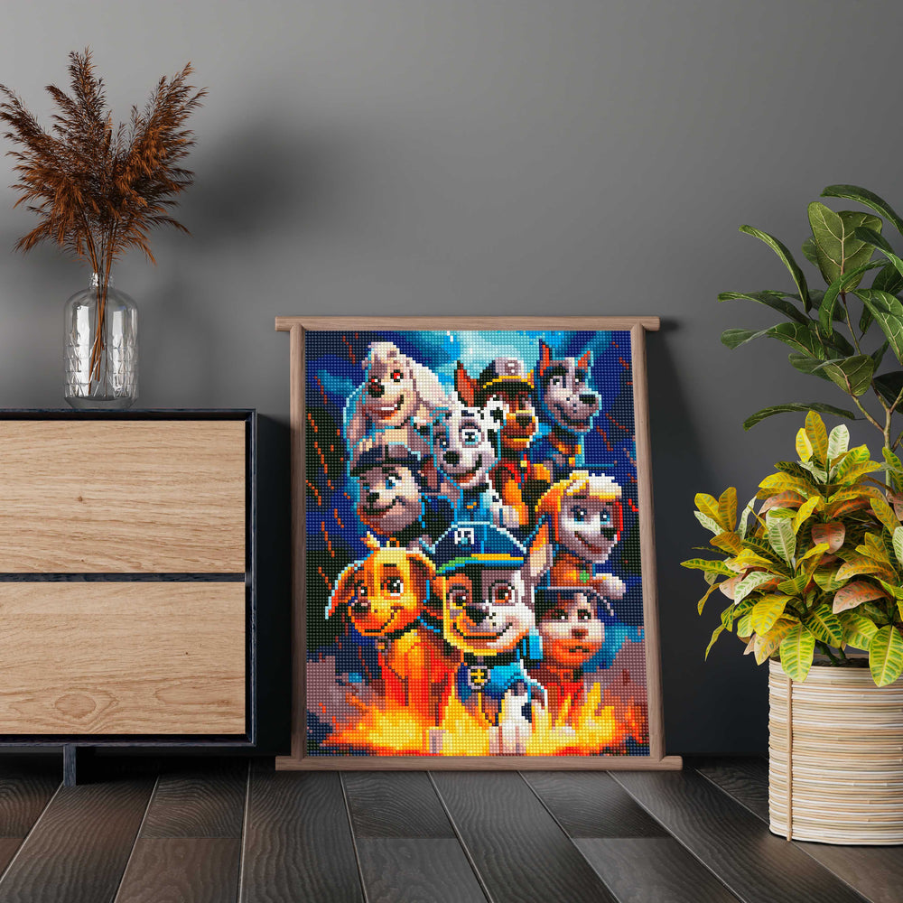 
                      
                        5D Diamond Painting Set 30x40 with frame - Paw Patrol 2
                      
                    