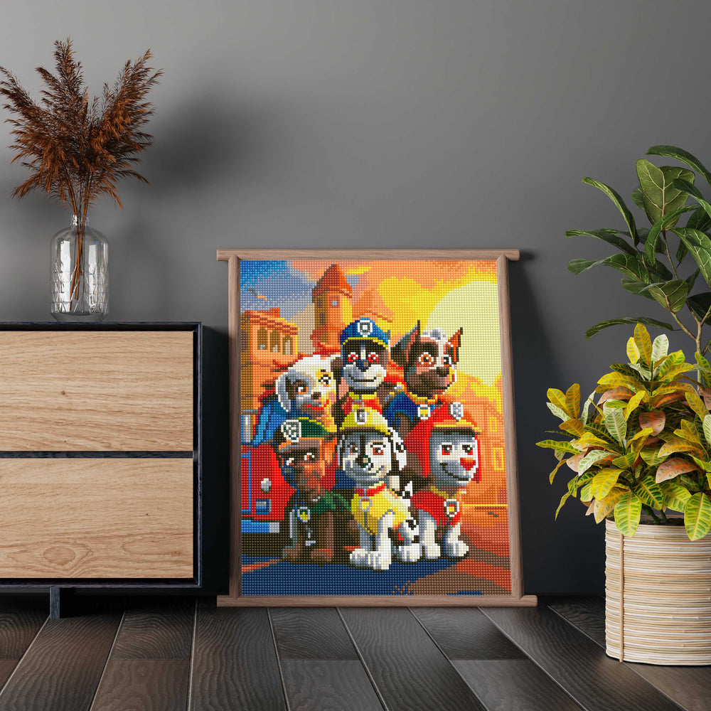 
                      
                        5D Diamond Painting Set 30x40 with frame - Paw Patrol
                      
                    