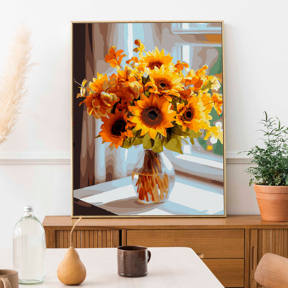 
                      
                        Painting by numbers - Sunflowers on the windowsill
                      
                    