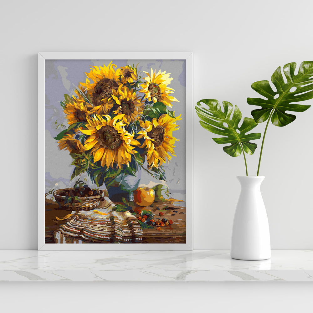 
                      
                        Painting by numbers - Sunflowers on the table
                      
                    