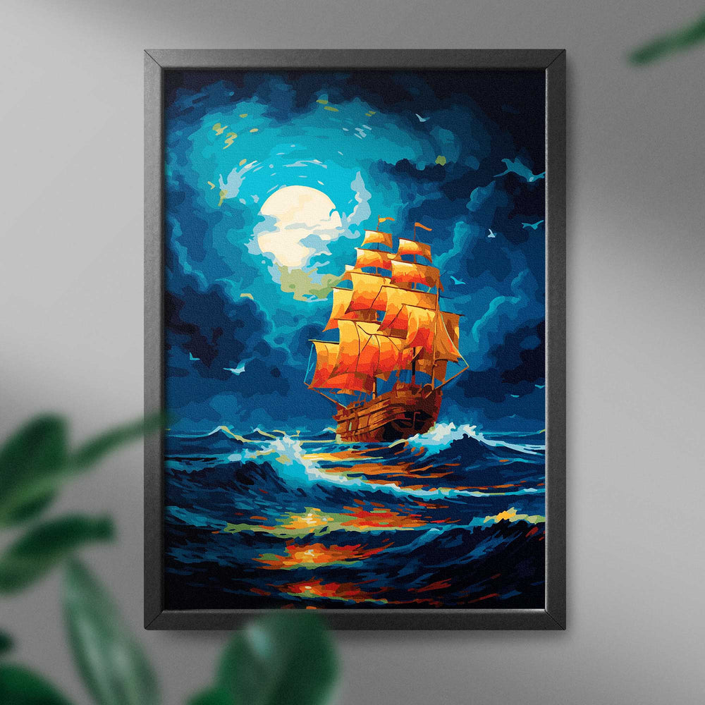 
                      
                        Painting by numbers - Ship in the middle of the night
                      
                    