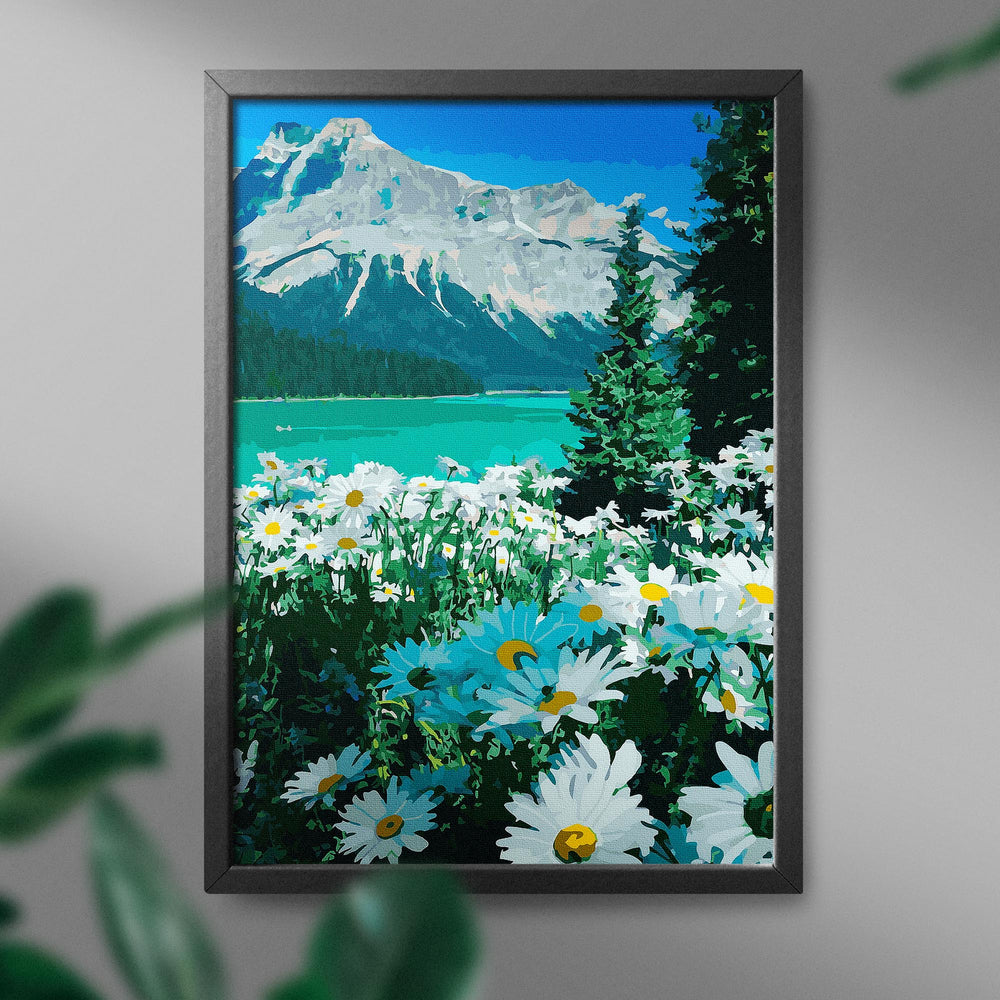 
                      
                        Painting by numbers - Daisies and mountains
                      
                    