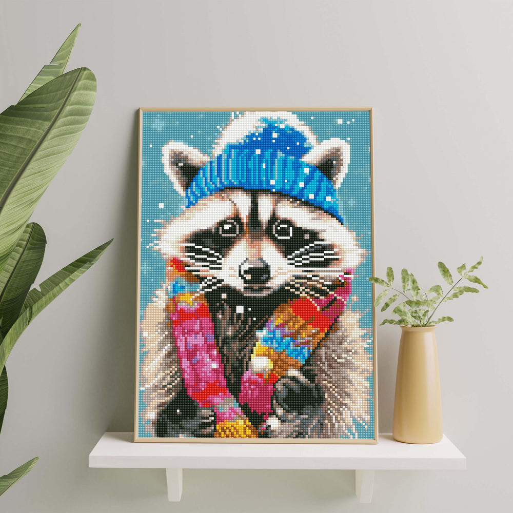 
                      
                        5D Diamond Painting Set 30x40 with frame - Creeping badger with cap
                      
                    