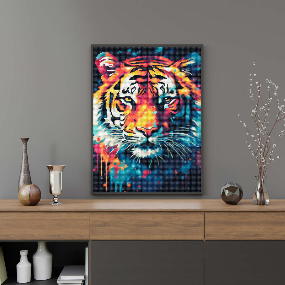 
                      
                        5D Diamond Painting Set 40x50 with frame - Tiger
                      
                    