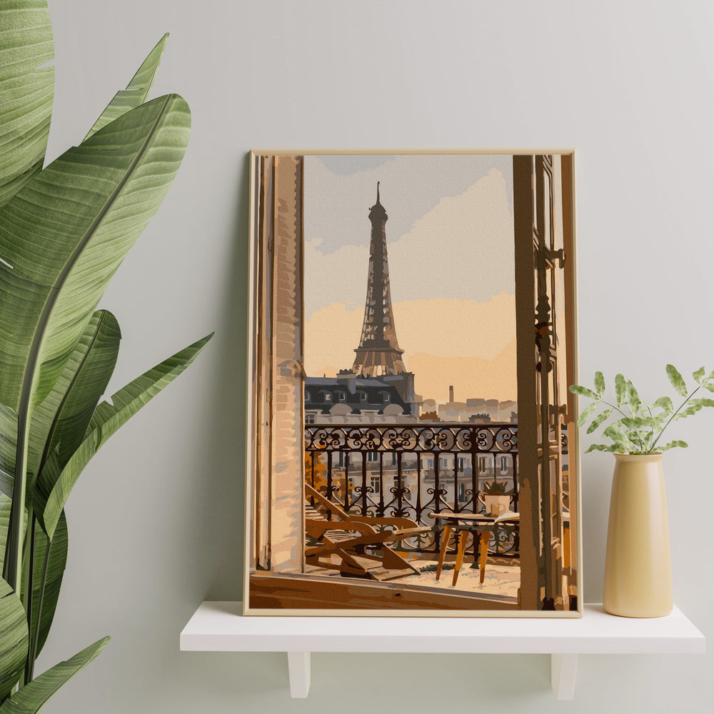 
                      
                        Painting by numbers - View of the Eiffel Tower
                      
                    