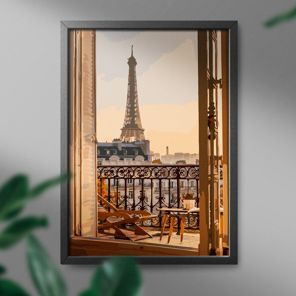 
                      
                        Painting by numbers - View of the Eiffel Tower
                      
                    