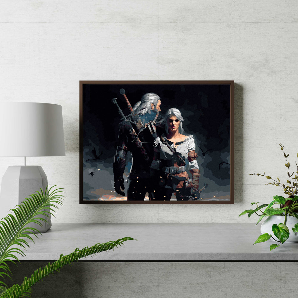 
                      
                        Witcher Geralt and Ciri - Painting by Numbers
                      
                    