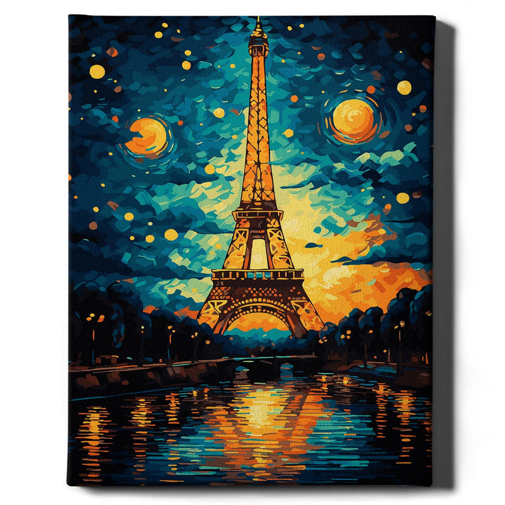 Painting by numbers - Eiffel Tower