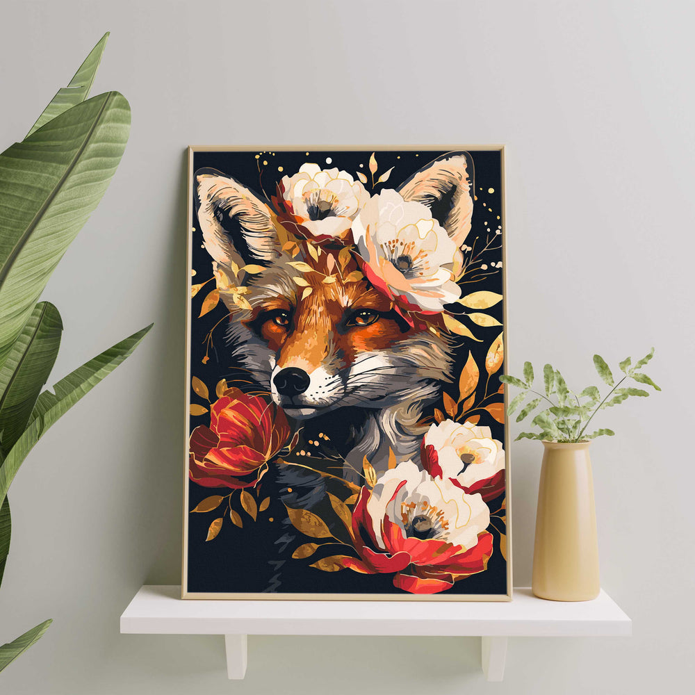 
                      
                        Painting by numbers - Red fox in flowers
                      
                    