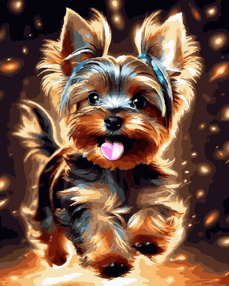 
                      
                        Painting by numbers - Happy Yorkshire Terrier
                      
                    