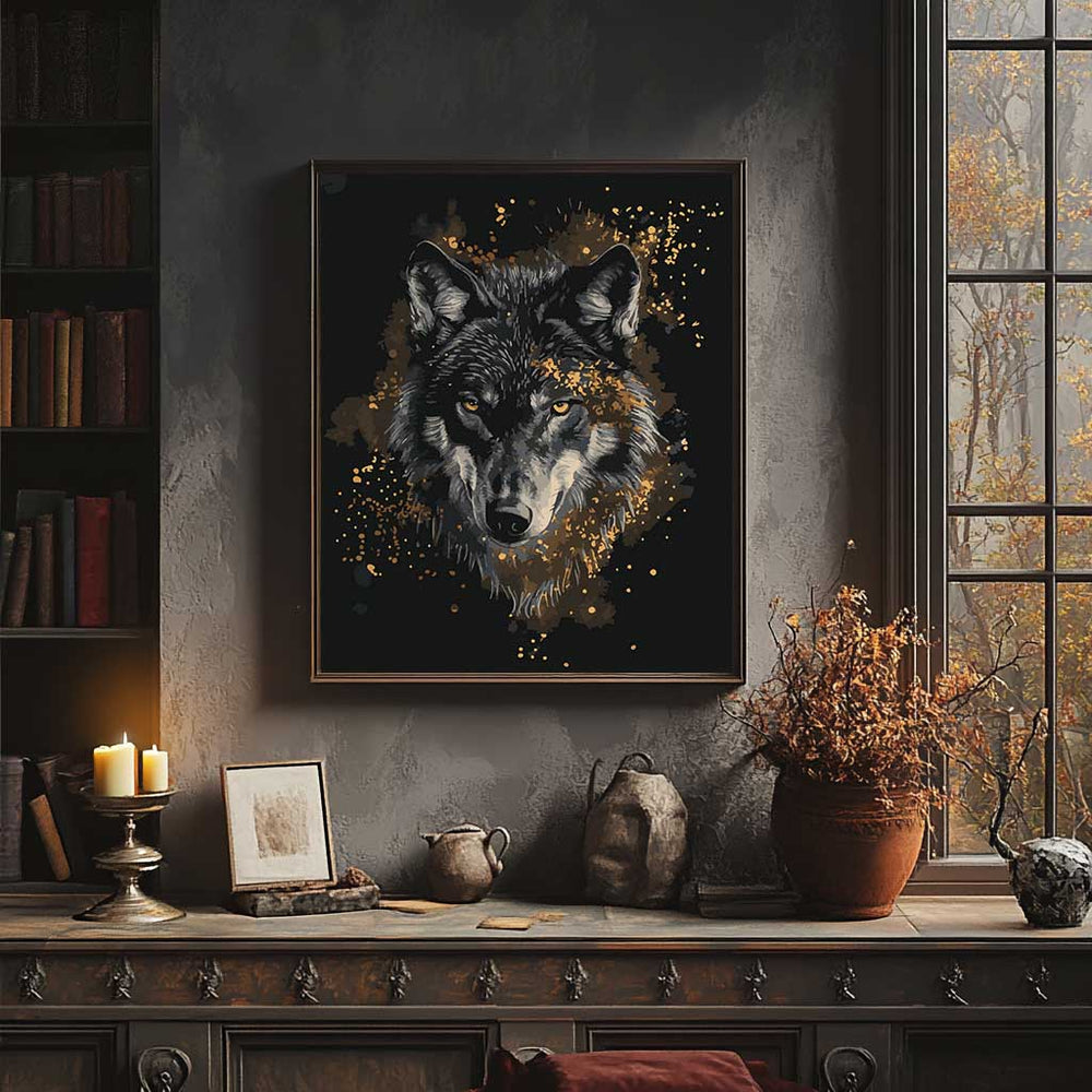 
                      
                        Painting by numbers - Wolf in gold
                      
                    