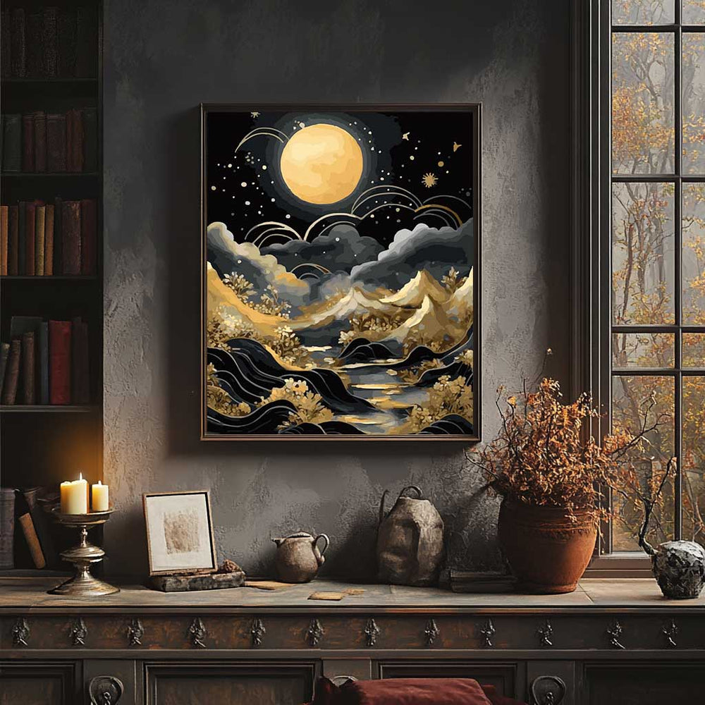 
                      
                        Painting by numbers - Golden moon
                      
                    